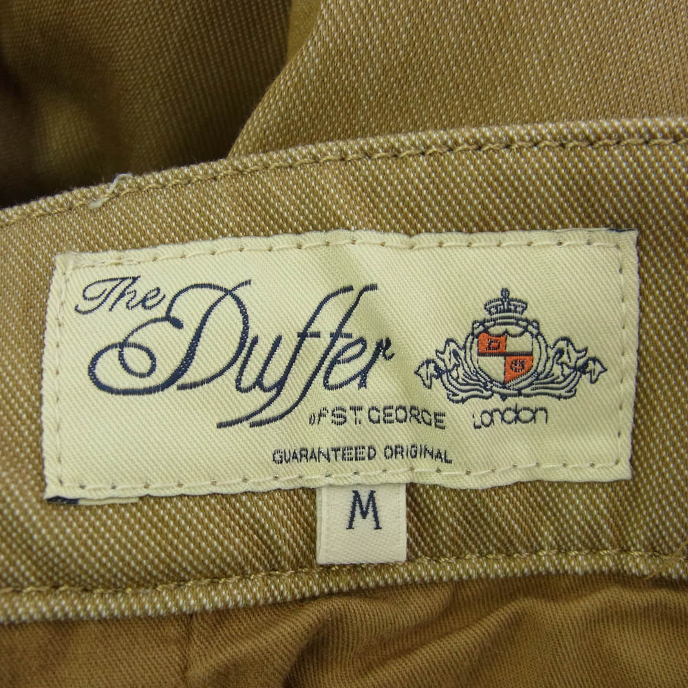 The DUFFER of St.GEORGE DF-CG-85120 ワンダー シェイプ クロップド イージー パンツ ボトム ライトブラウン系 M【中古】