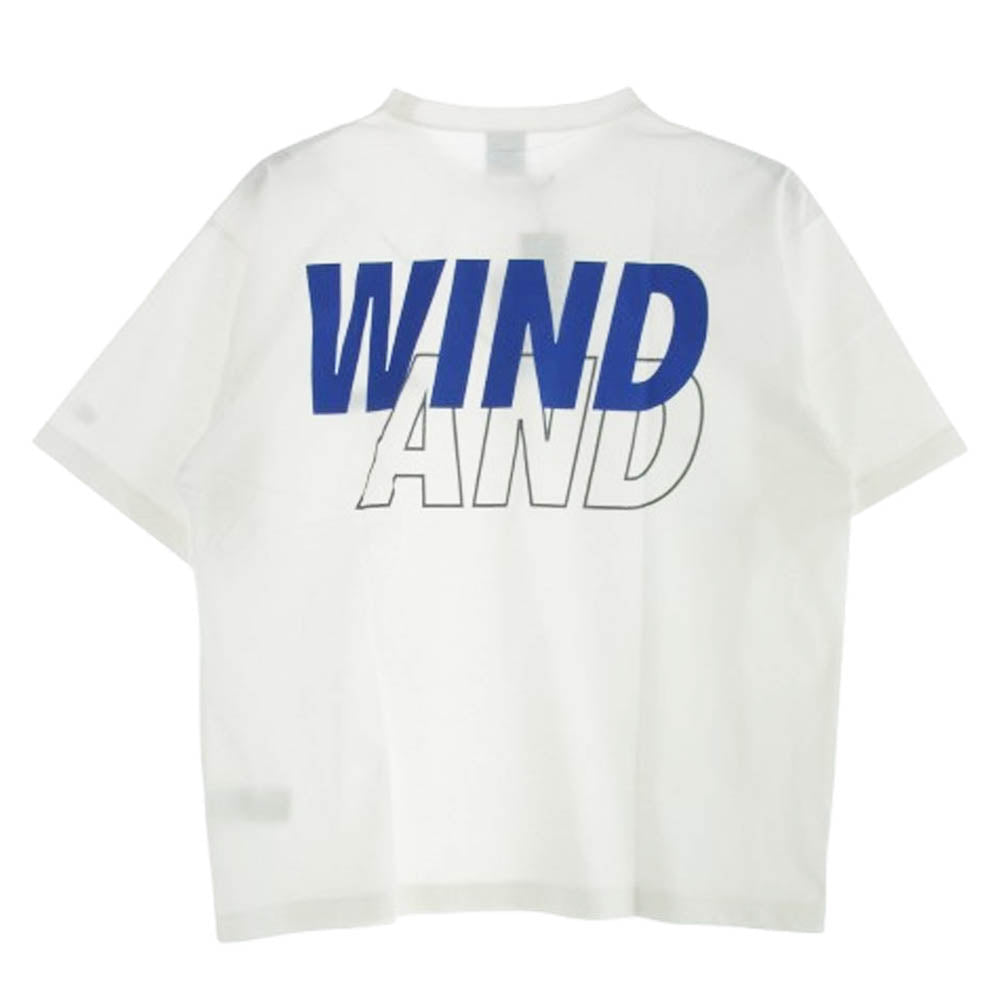 WIND AND SEA ウィンダンシー WDS-C-CMP-24-Q4-03 x Champion チャンピオン 胸ロゴ 半袖 Tシャツ ホワイト系 L【新古品】【未使用】【中古】