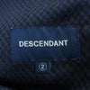 DESCENDANT ディセンダント 222ATDS-PTM02 MANCHOT FLEECE TROUSERS フリース パンツ ダークネイビー系 2【新古品】【未使用】【中古】