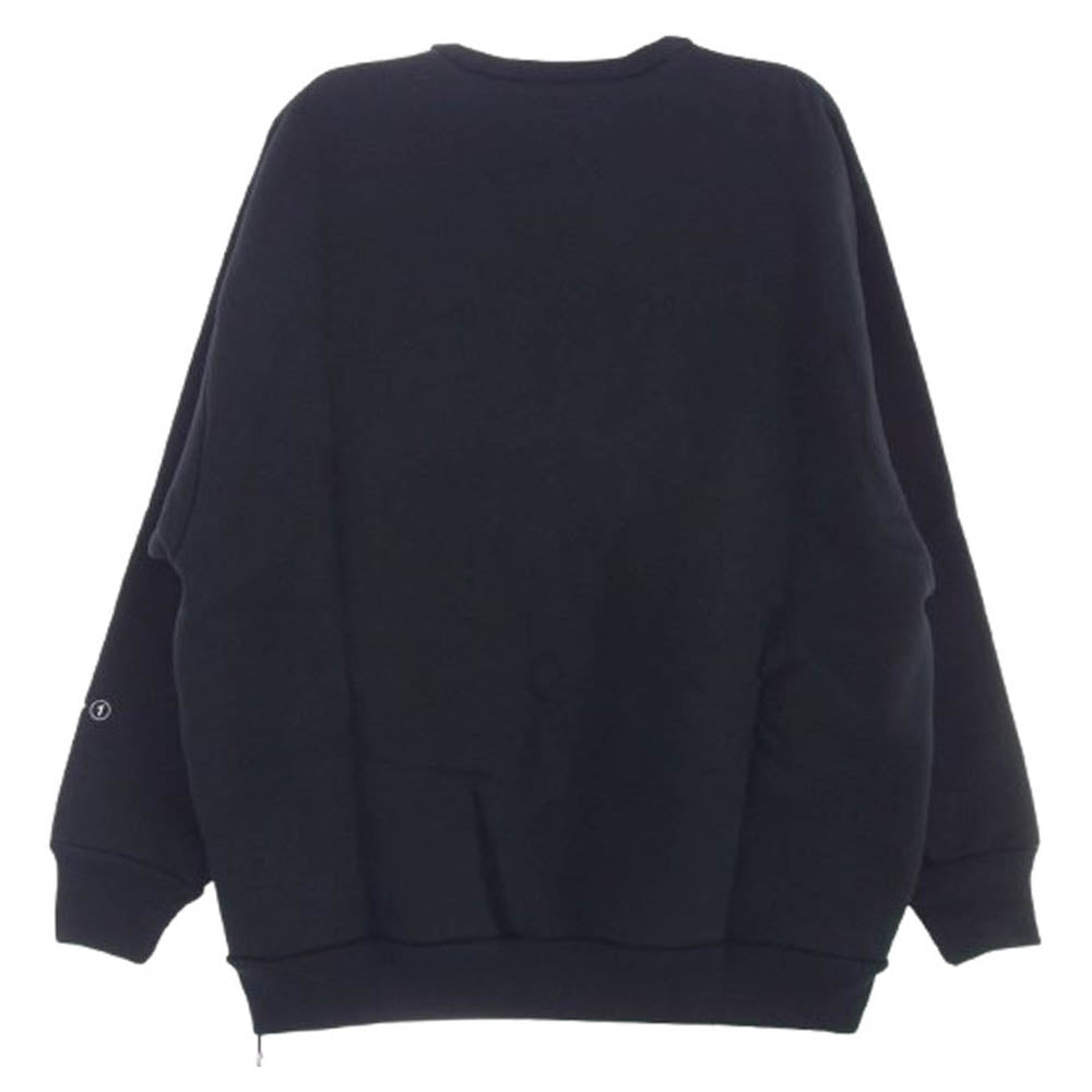 WTAPS ダブルタップス 20AW 202ATDT-CSM18 KATZ/CREW NECK/COPO カッツ クルーネック スウェット ブラック系 X 04【新古品】【未使用】【中古】