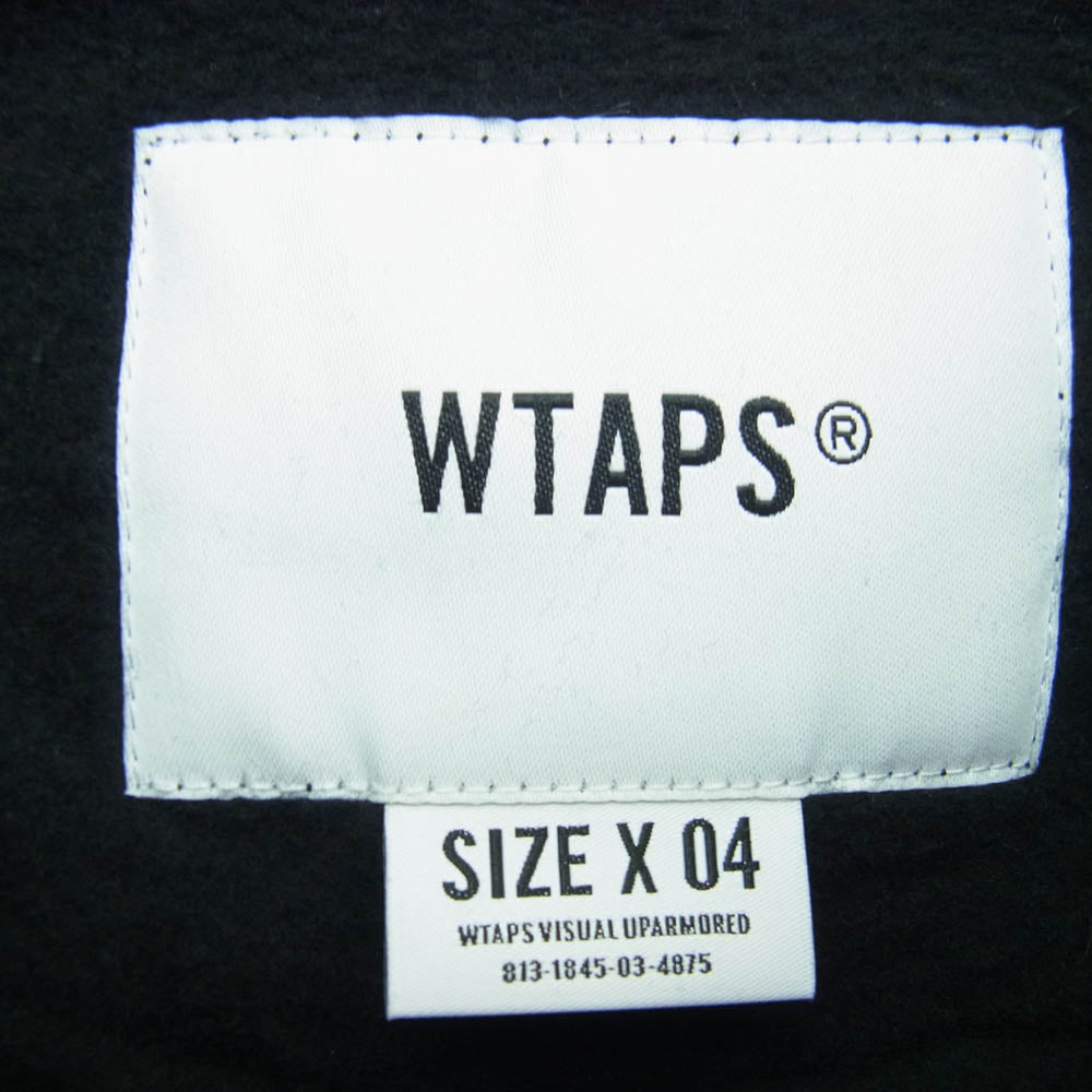 WTAPS ダブルタップス 20AW 202ATDT-CSM18 KATZ/CREW NECK/COPO カッツ クルーネック スウェット ブラック系 X 04【新古品】【未使用】【中古】