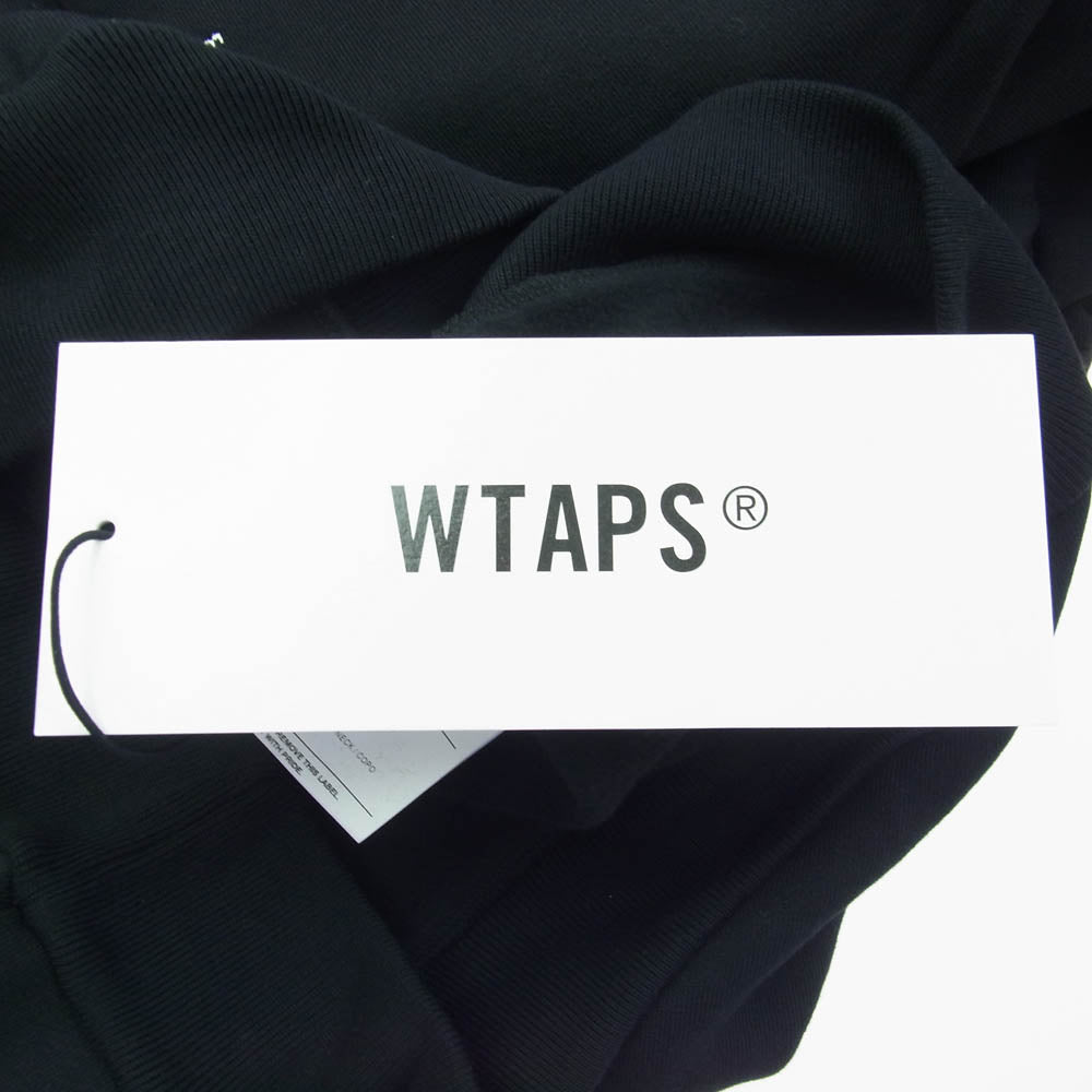 WTAPS ダブルタップス 20AW 202ATDT-CSM18 KATZ/CREW NECK/COPO カッツ クルーネック スウェット ブラック系 X 04【新古品】【未使用】【中古】