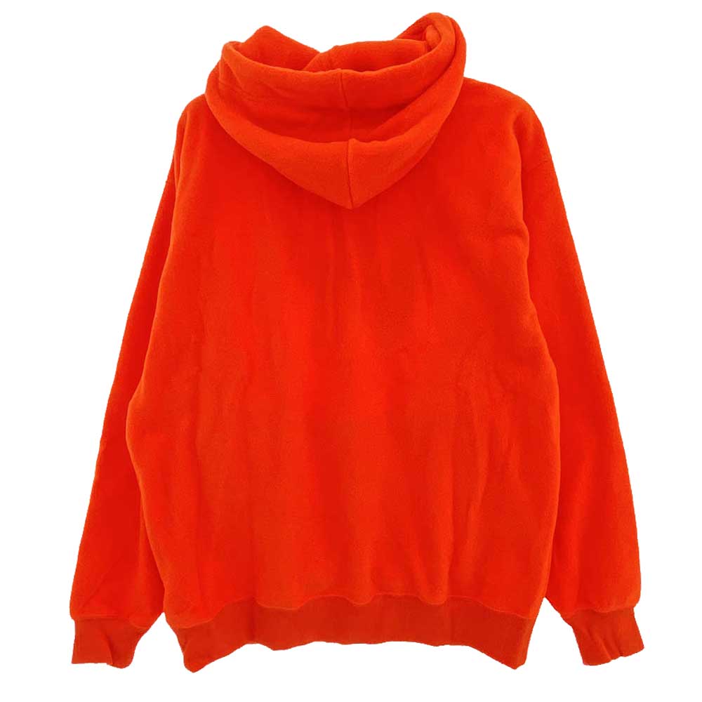 WTAPS ダブルタップス 22AW 222ATDT-CSM29 EXHAUST HOODY POLY. STENCIL ロゴ フリース フーディ パーカー ORANGE 02【新古品】【未使用】【中古】