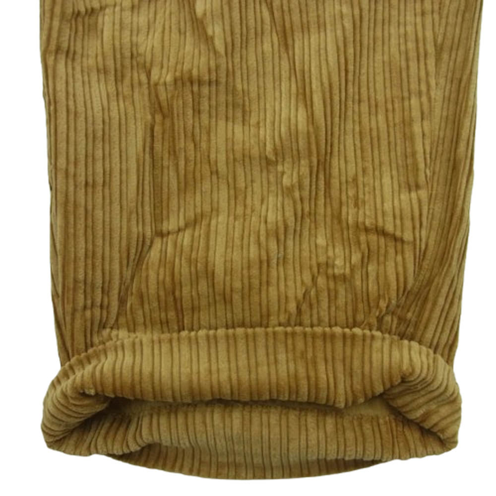 WTAPS ダブルタップス 21AW 212TQDT-PTM02 TUCK 02 TROUSERS COTTON CORDUROY コーデュロイ トラウザー パンツ ライトブラウン系 01【新古品】【未使用】【中古】