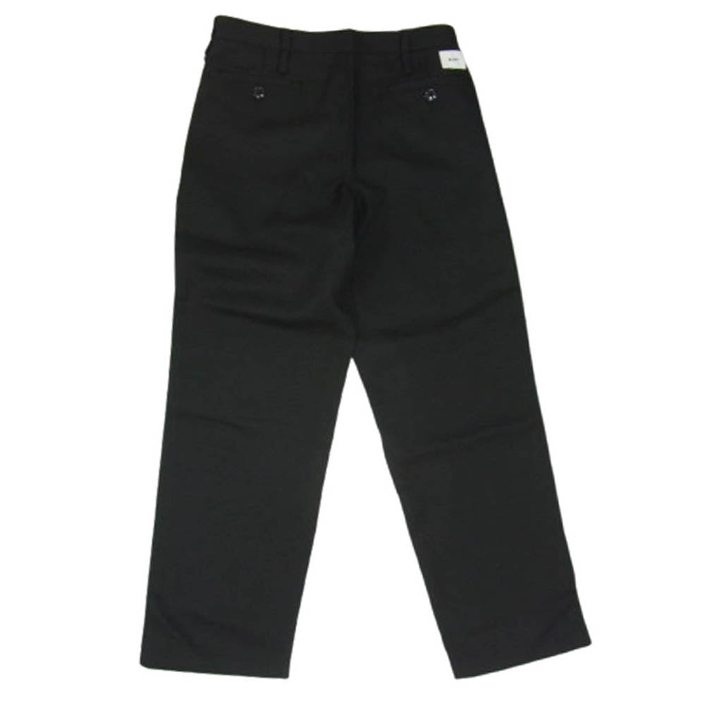 WTAPS ダブルタップス 22SS 221TQDT-PTM01 TUCK 01 TROUSERS タック トラウザー パンツ ブラック系 X01【新古品】【未使用】【中古】