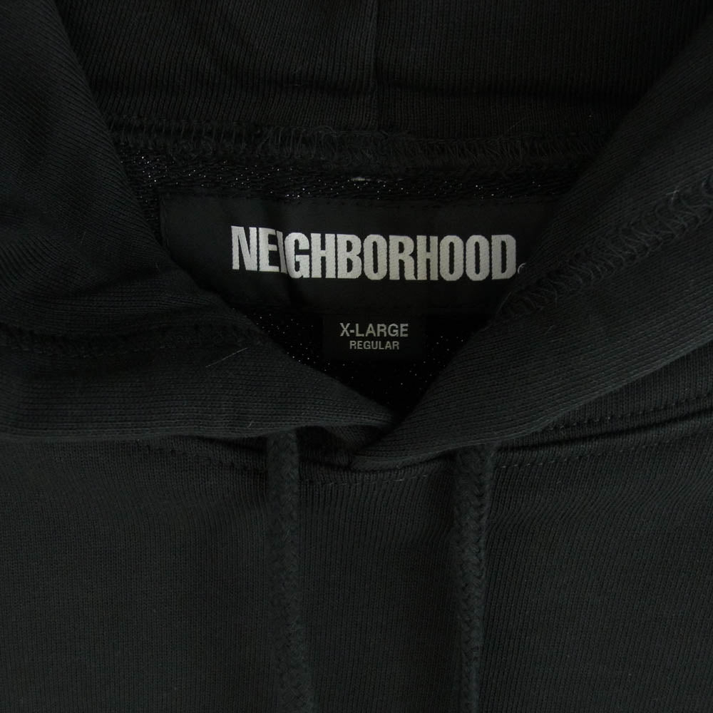 NEIGHBORHOOD ネイバーフッド 22AW 222LBNH-CSM01S CL . HOODED LS 限定 パーカー ブラック系 XL【新古品】【未使用】【中古】