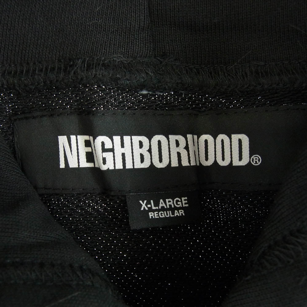 NEIGHBORHOOD ネイバーフッド 22AW 222LBNH-CSM01S CL . HOODED LS 限定 パーカー ブラック系 XL【新古品】【未使用】【中古】