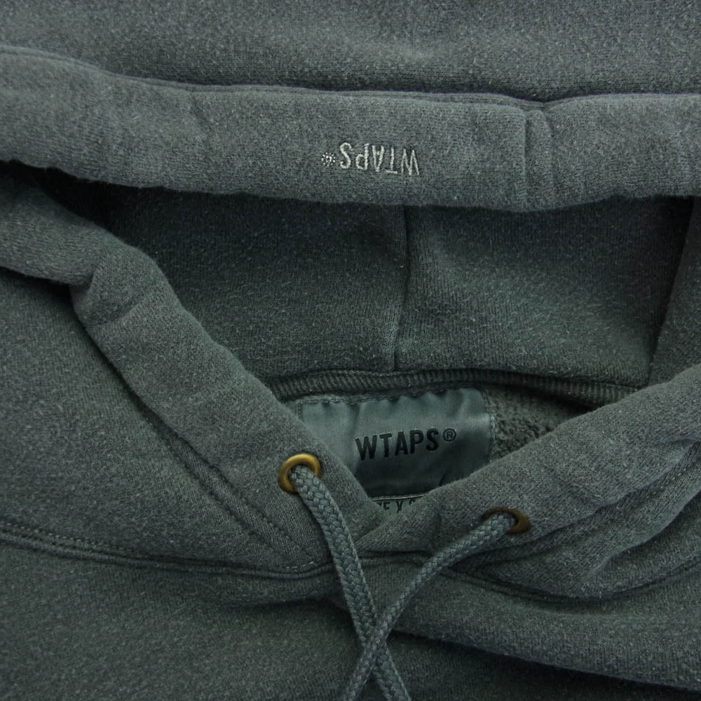 WTAPS ダブルタップス 21AW 212ATDT-CSM05 BLANK 01 HOODED コットン パーカー グレー系 X 04【新古品】【未使用】【中古】