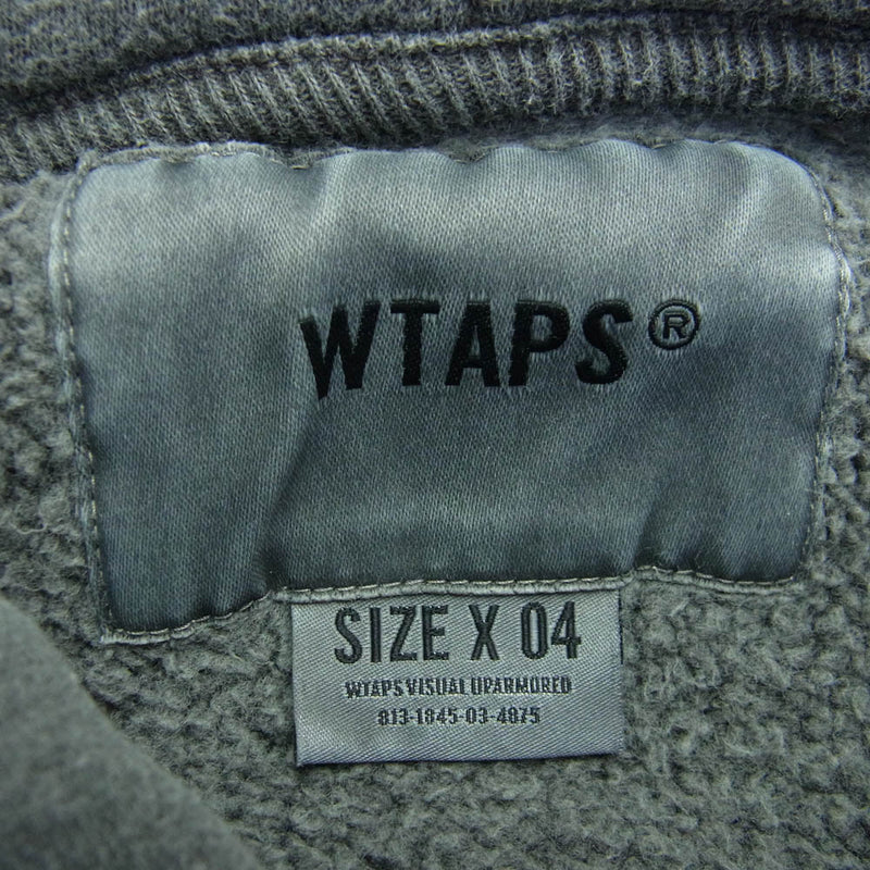 WTAPS ダブルタップス 21AW 212ATDT-CSM05 BLANK 01 HOODED コットン