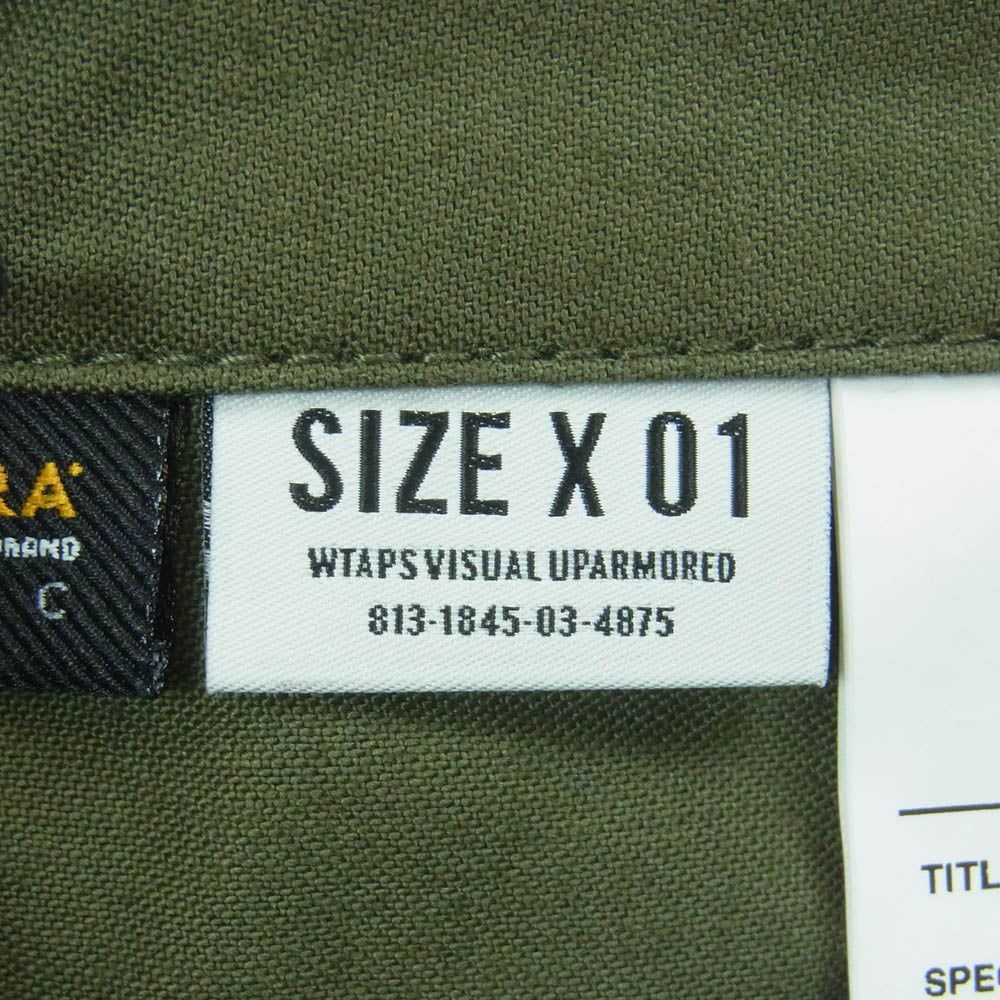WTAPS ダブルタップス 21AW 212WVDT-PTM01 WMILL-65 TROUSER/TROUSERS.NYCO.SATIN.CORDURA ダブルミル 65 トラウザー コーデュラ カーゴ パンツ グリーン系 01【新古品】【未使用】【中古】