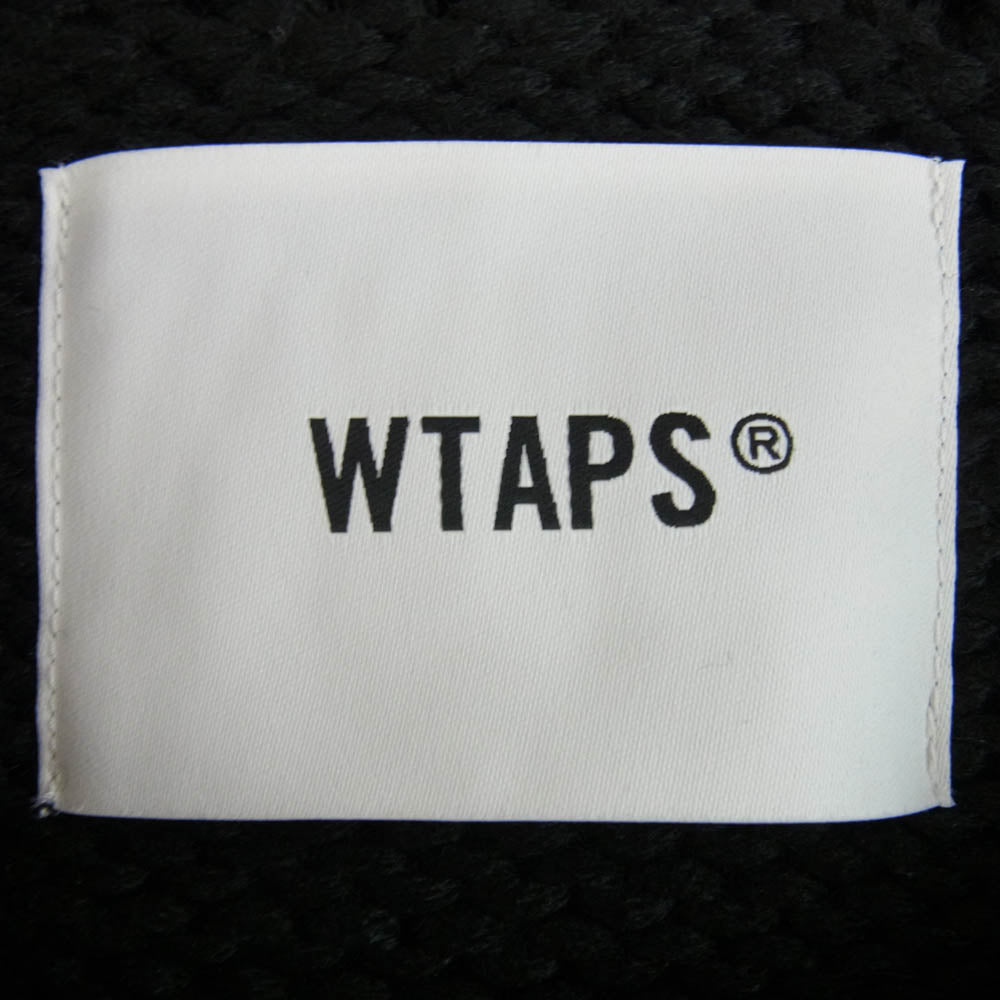 WTAPS ダブルタップス 22AW 222MADT-KNM02 222MADT-KNM02 ARMT SWEATER クロスボーン クルーネック ニット ブラック系 3【新古品】【未使用】【中古】