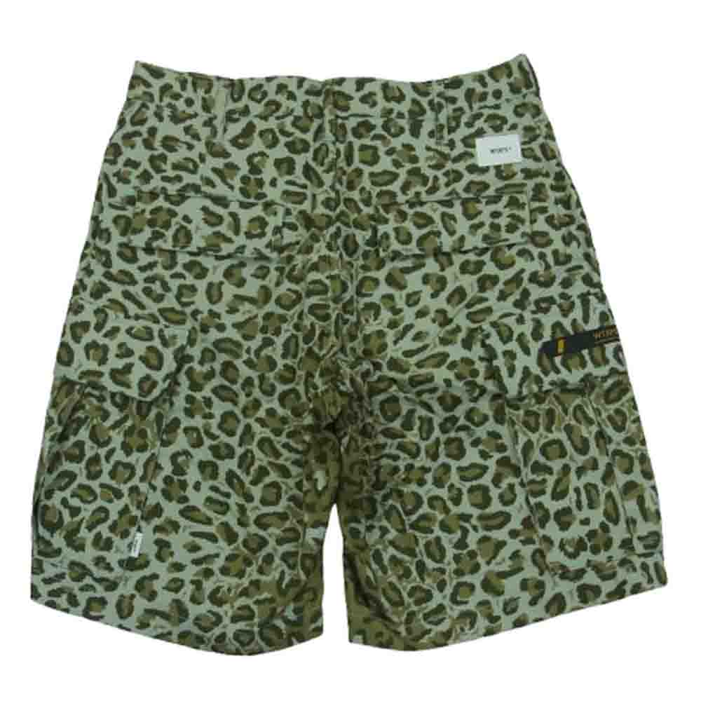 WTAPS ダブルタップス 21SS 211WVDT-PTM03 JUNGLE SHORTS COTTON TWILL CAMO ORIVE ジャングル ショーツ ショート パンツ マルチカラー系 OLIVE DRAB 01【新古品】【未使用】【中古】