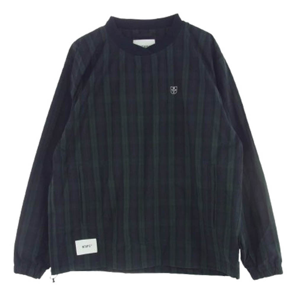 WTAPS ダブルタップス 22AW 222TQDT-JKM03 SMOCK 02/JACKET/CTPL.RIPSTOP スモック ジャケット リップストップ グリーン系 3【新古品】【未使用】【中古】