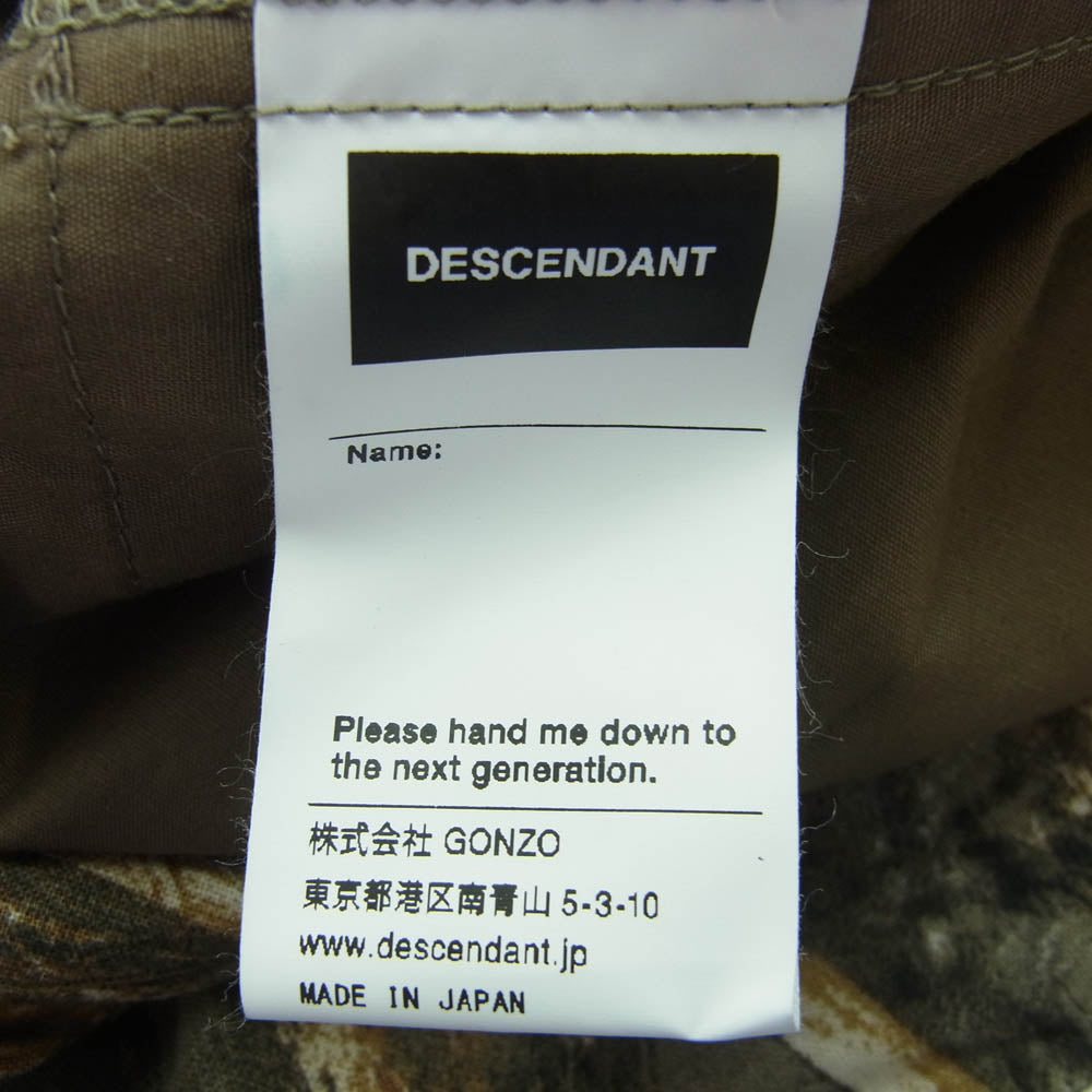 DESCENDANT ディセンダント 22AW 222WVDS-JKM01S BELLY PULL OVER JACKET CAMO プルオーバー ジャケット マルチカラー系 3【新古品】【未使用】【中古】