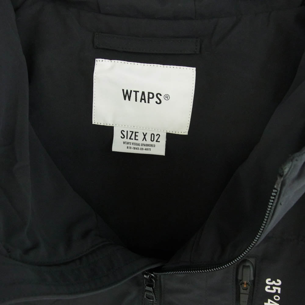 WTAPS ダブルタップス 21SS 211BRDT-JKM05 SHERPA/JACKET/POLY.TAFFETA シェルパ ジャケット ポリエステル タフタ ブラック系 2【新古品】【未使用】【中古】