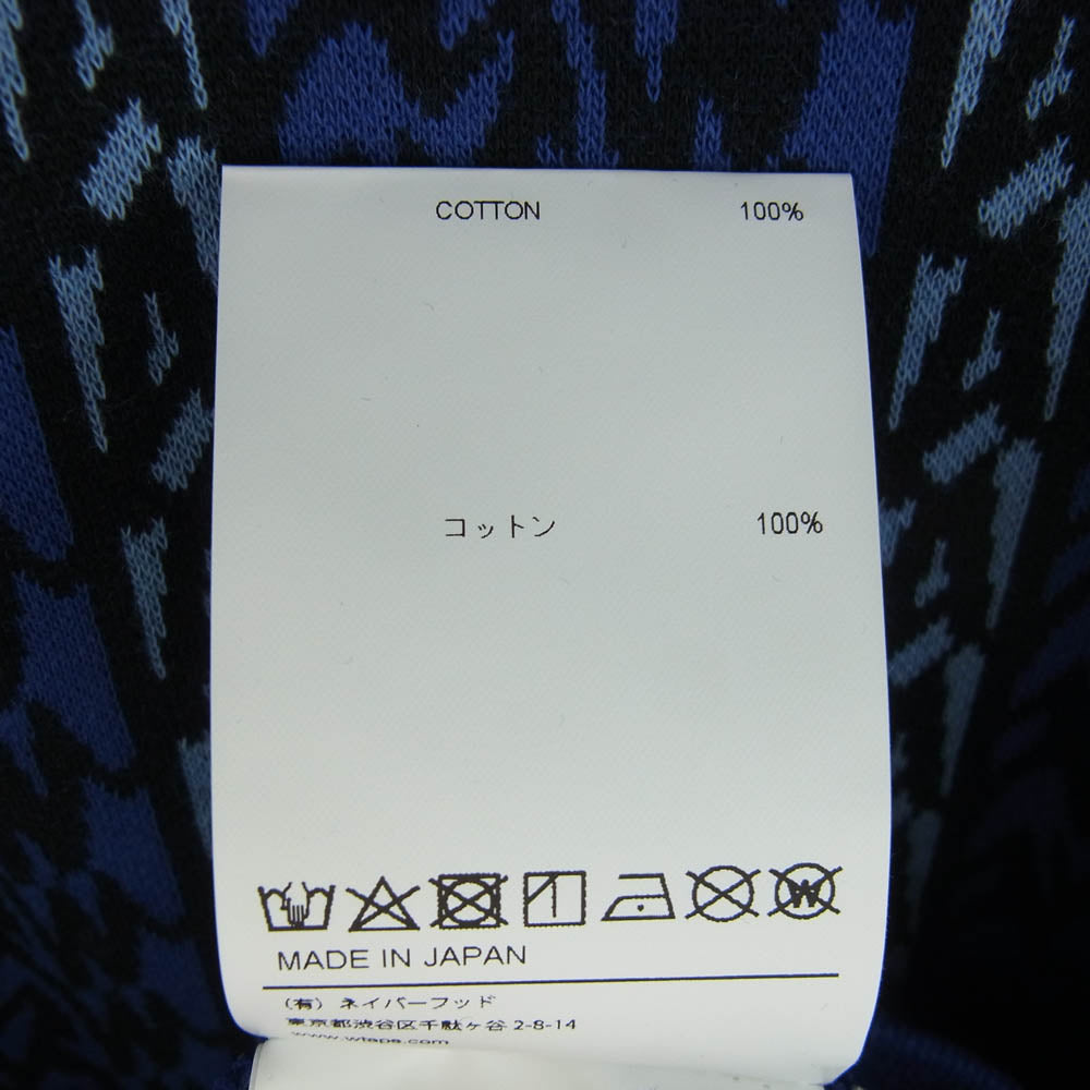 WTAPS ダブルタップス 24SS 241ATDT-CSM16 BDY/LS/COTTON.TEXTILE.SIGN テキスタイル サイン ブルー ロンT カットソー ブルー系 X 03【新古品】【未使用】【中古】