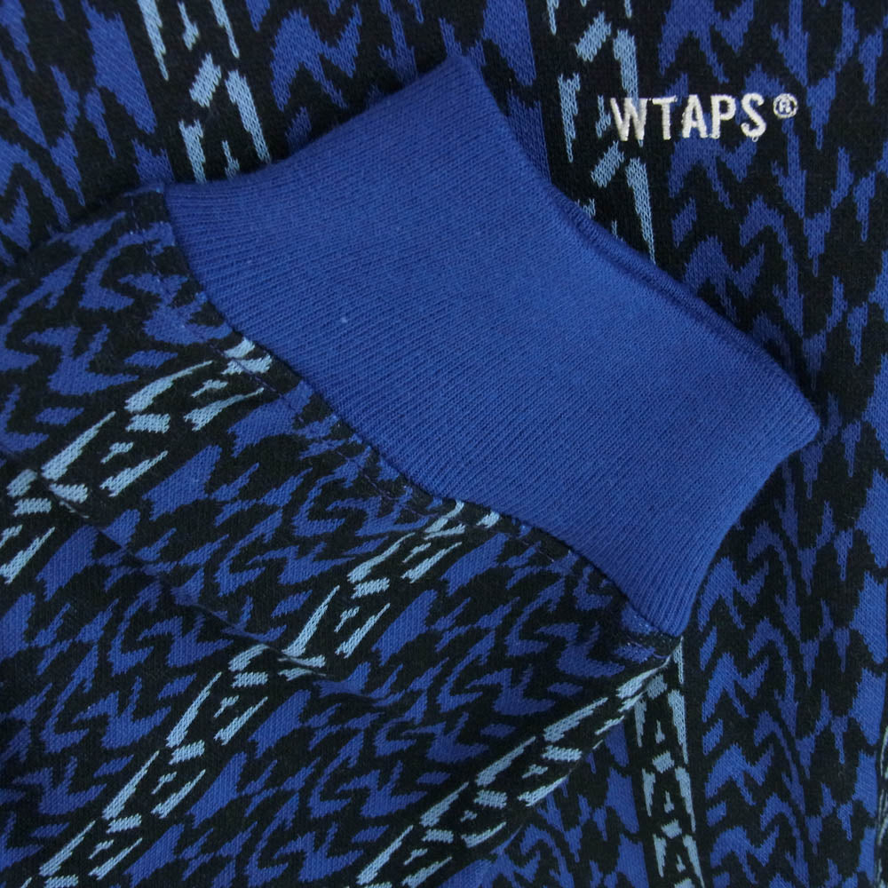 WTAPS ダブルタップス 24SS 241ATDT-CSM16 BDY/LS/COTTON.TEXTILE.SIGN テキスタイル サイン ブルー ロンT カットソー ブルー系 X 03【新古品】【未使用】【中古】