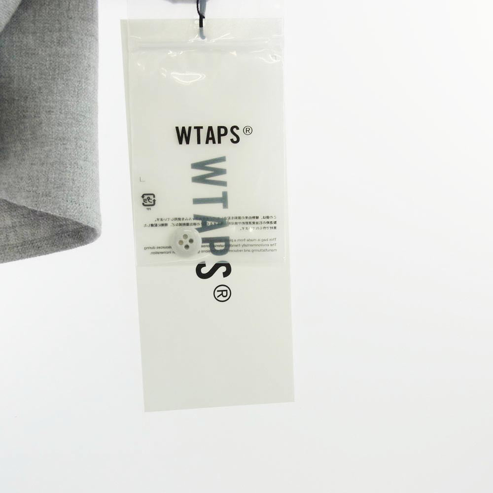 WTAPS ダブルタップス 231TQDT-SHM03 LEAGUE/SS/COTTON.TWILL.WTVUA リーグ ショート スリーブ ベースボール 半袖 シャツ グレー系 X 04【新古品】【未使用】【中古】