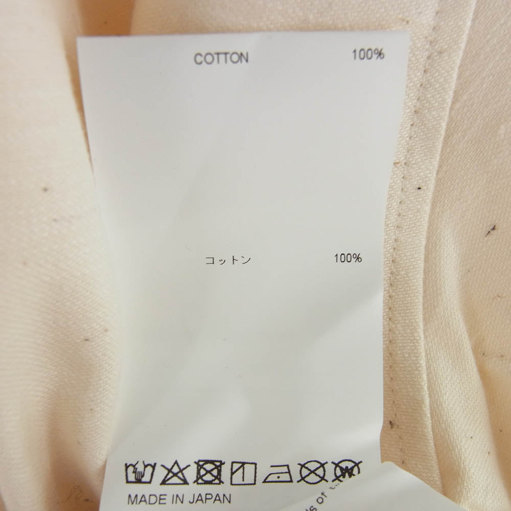 WTAPS ダブルタップス 24SS 241TQDT-SHM05 League SS Cotton Satin Spina リーグ コットン サテン スピナ ベースボール 半袖 シャツ オフホワイト系 02【新古品】【未使用】【中古】