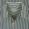 COMOLI コモリ 15AW 15F-02001 ストライプ レギュラーカラー 長袖 シャツ コモリシャツ 日本製 ブルー系 ホワイト系 3【中古】