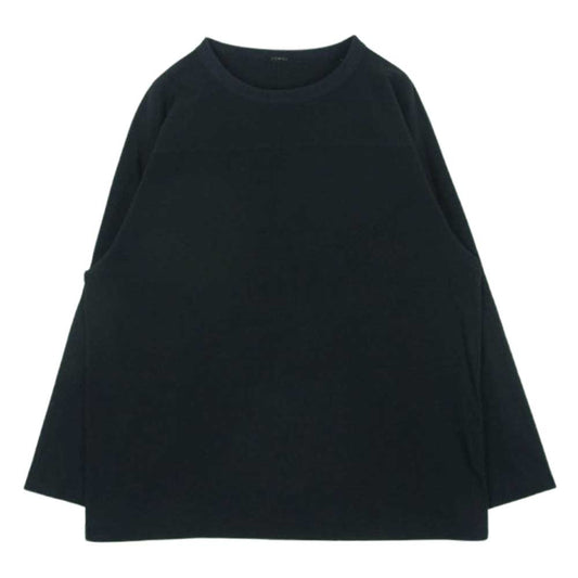 COMOLI コモリ 19AW Q03-05002 フットボール 長袖 Tシャツ カットソー コットン 日本製 ダークネイビー系 黒に近いダークネイビー系 3【中古】