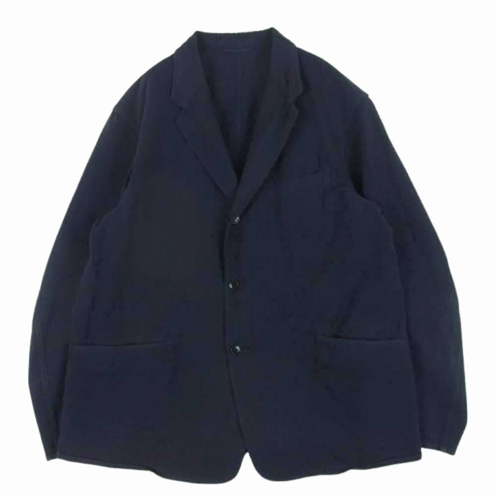 COMOLI コモリ 20aw S03-01001 製品染め テーラード ジャケット 日本製 ネイビー系 3【中古】
