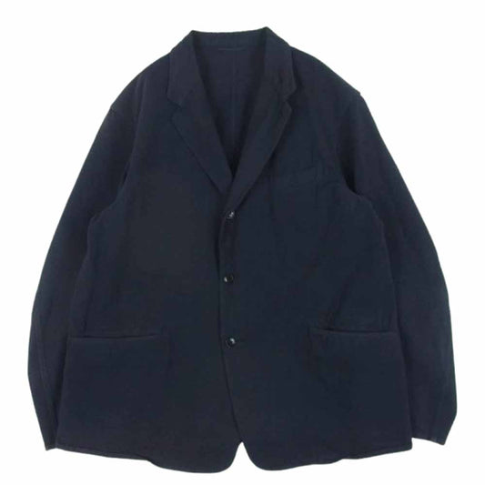 COMOLI コモリ 20aw S03-01001 製品染め テーラード ジャケット 日本製 ネイビー系 3【中古】