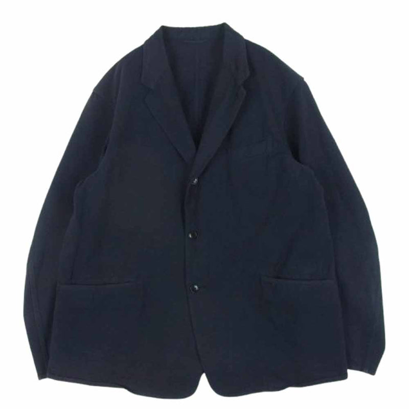 COMOLI コモリ 20aw S03-01001 製品染め テーラード ジャケット 日本製 ネイビー系 3【中古】