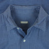 COMOLI コモリ 17AW L03-02002 コットン ネル 長袖 シャツ 日本製 ブルー系 4【中古】