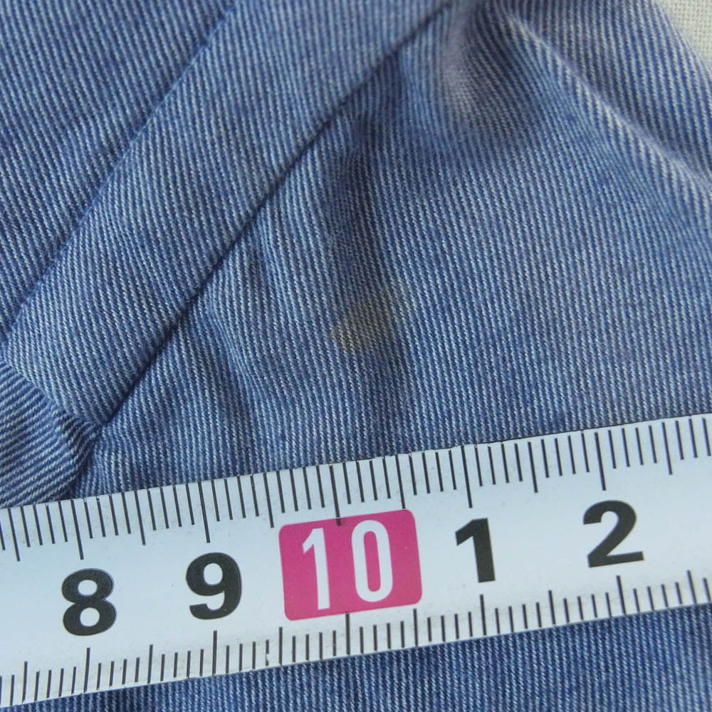 COMOLI コモリ 17AW L03-02002 コットン ネル 長袖 シャツ 日本製 ブルー系 4【中古】