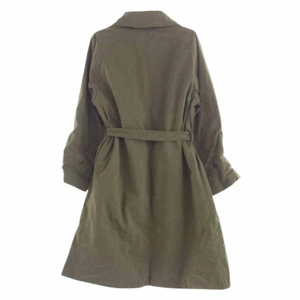 COMOLI コモリ 19AW Q03-04011 ライナー付き コットンギャバジン タイロッケン コート カーキ系 3【中古】