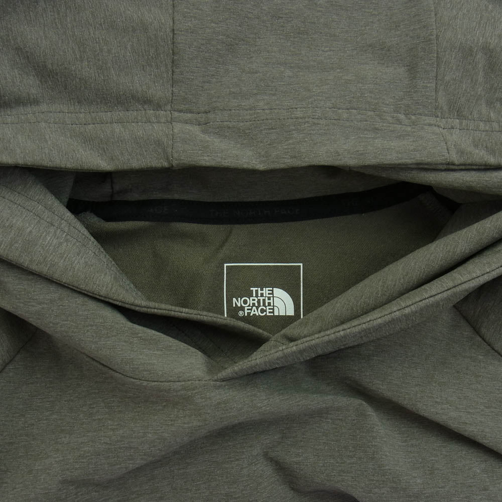 THE NORTH FACE ノースフェイス NP22303Z APEX Flex Hoodie エイペックス フレックス プルオーバー フーディー ストレッチ ナイロン パーカー グレー系 L【中古】