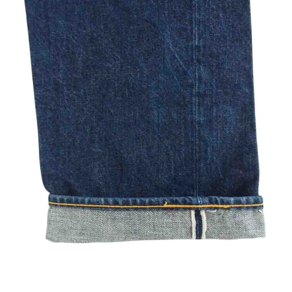 EVISU エヴィス Lot2001 SPECIAL カモメ 刺繍 デニム パンツ インディゴブルー系 34X35【中古】