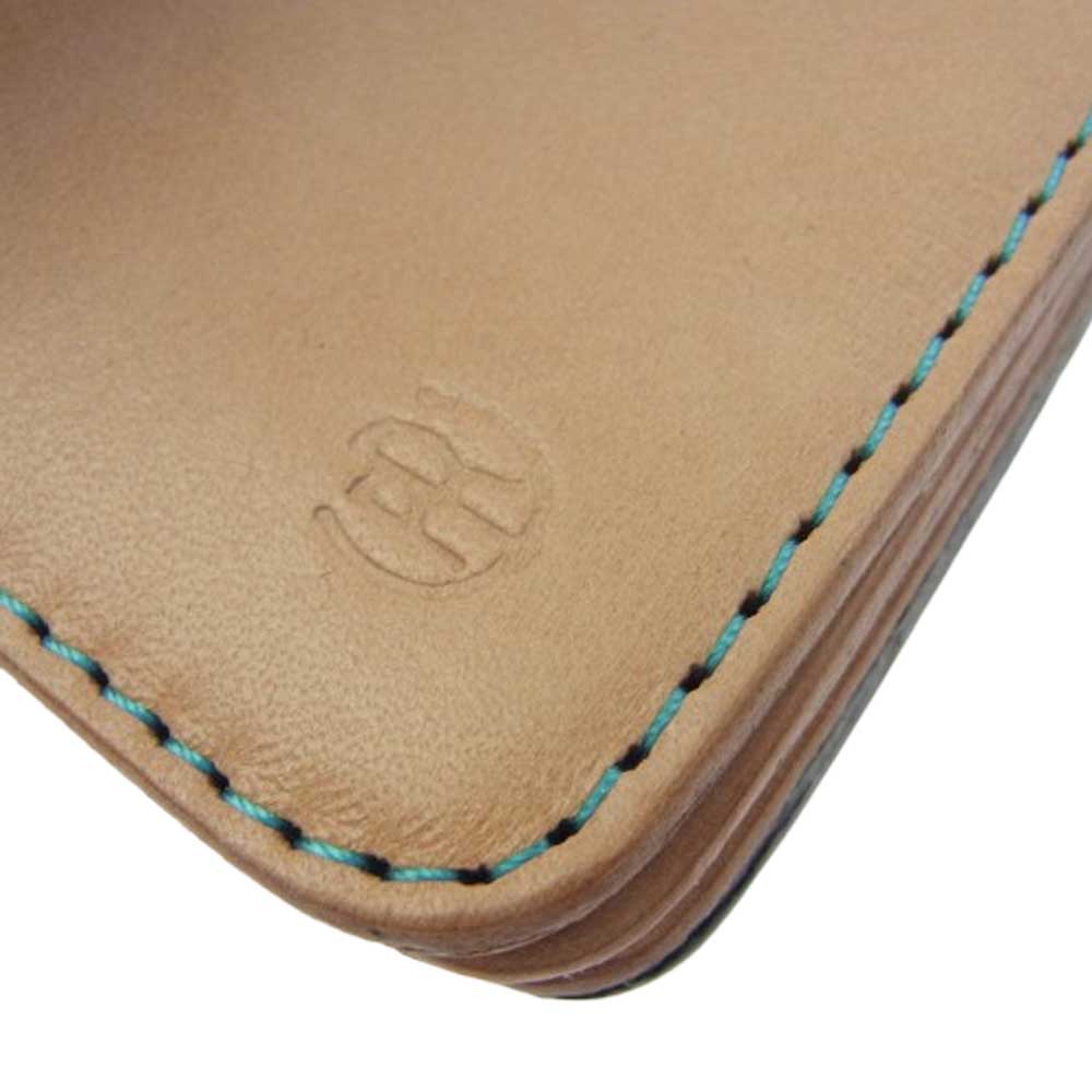 REDMOON レッドムーン PAILOT RIVER パイロット リバー 本革 レザー ミニ ウォレット 財布 ブラック系【極上美品】【中古】