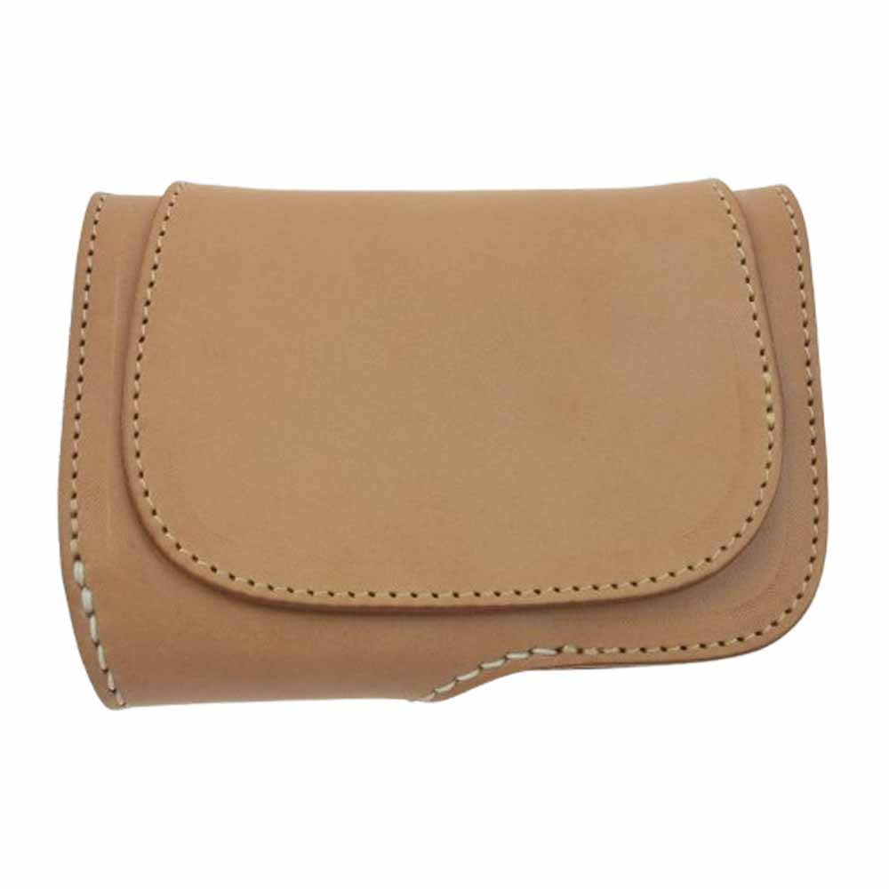 REDMOON レッドムーン PAILOT RIVER パイロット リバー コンチョ 本革 レザー 二つ折り 財布 ウォレット ブラウン系 ベージュ系【中古】