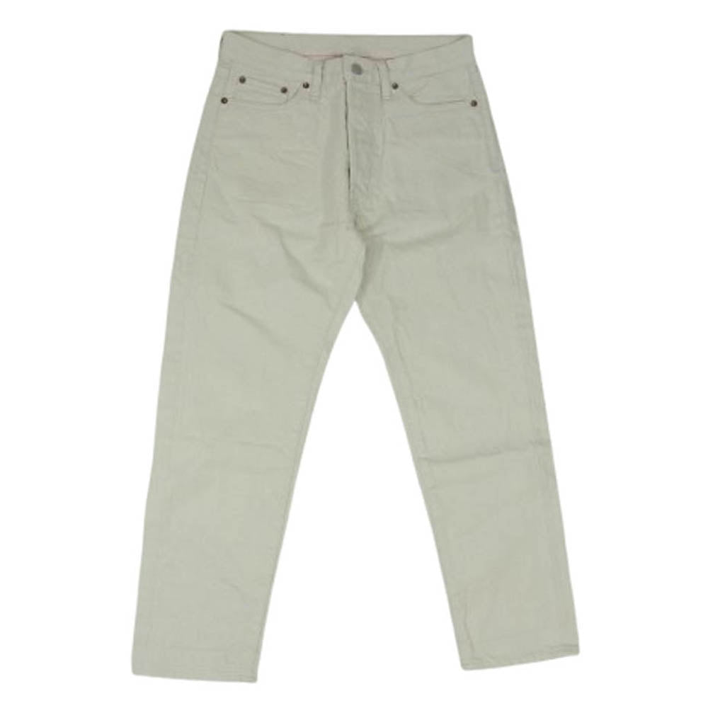 オーディナリーフィッツ ホワイト デニムパンツ オフホワイト系 28【中古】