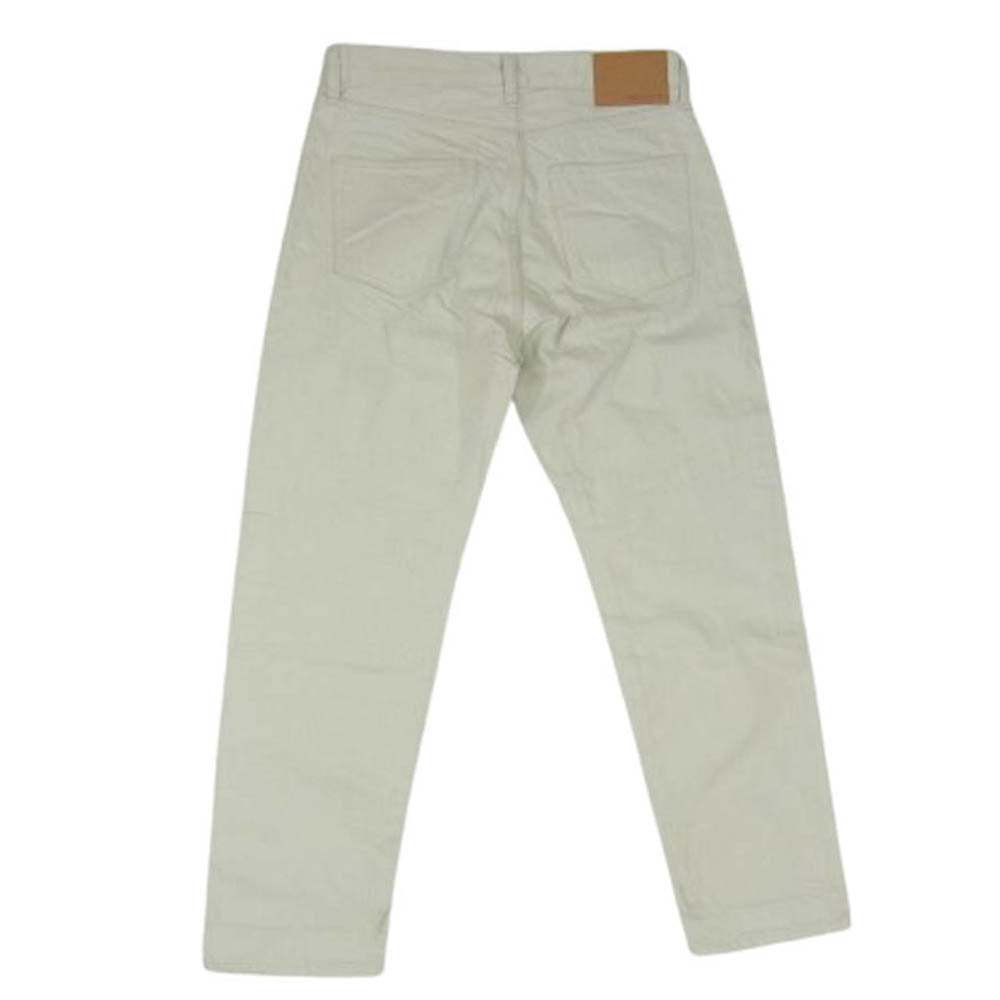 オーディナリーフィッツ ホワイト デニムパンツ オフホワイト系 28【中古】