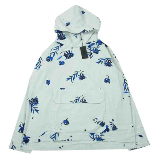 KITH キス Floral Hoodie good フラワー フーディ― プルオーバー パーカー ホワイト系 ブルー系 ライトグレー系 M【中古】