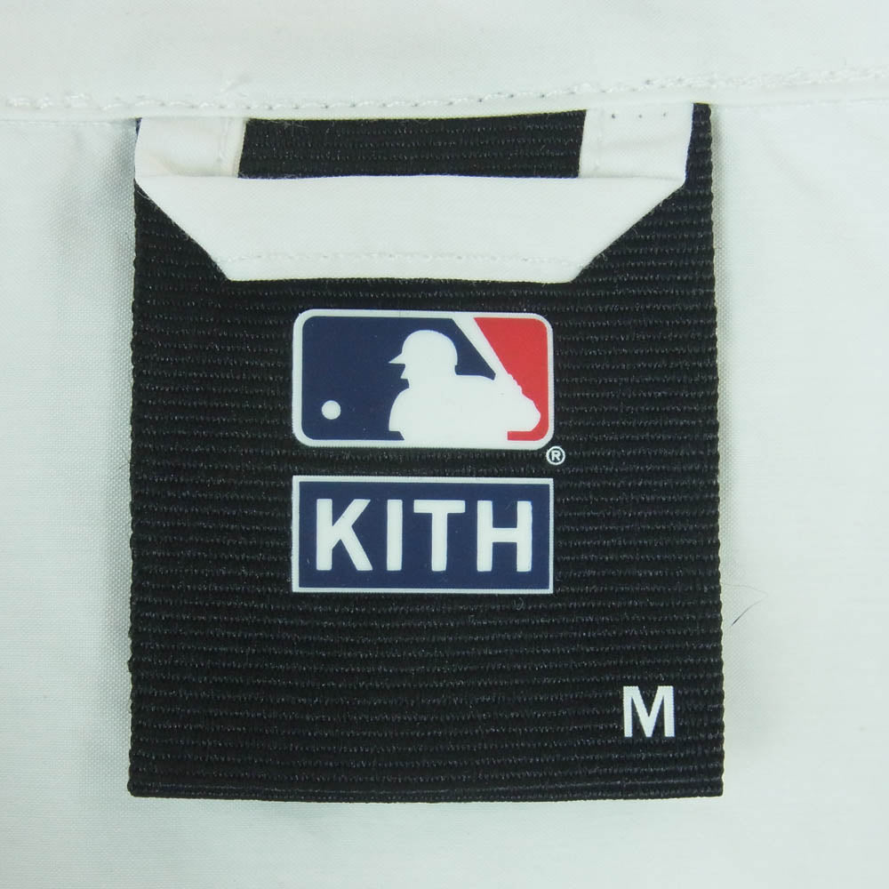 KITH キス For Major League Baseball New York Yankees Collared Buttondown Shirt ニューヨークヤンキース 長袖 シャツ ホワイト系 M【中古】