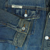 FEAR OF GOD フィアオブゴッド ESSENTIALS denim trucker jacket ダメージ加工 エッセンシャルズ トラッカー デニム ジャケット インディゴブルー系 M【美品】【中古】