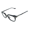 CHROME HEARTS クロムハーツ（原本無） TITANASLUVR ウェリントン メガネ 眼鏡 アイウェア ブラック系 51□23-145【中古】