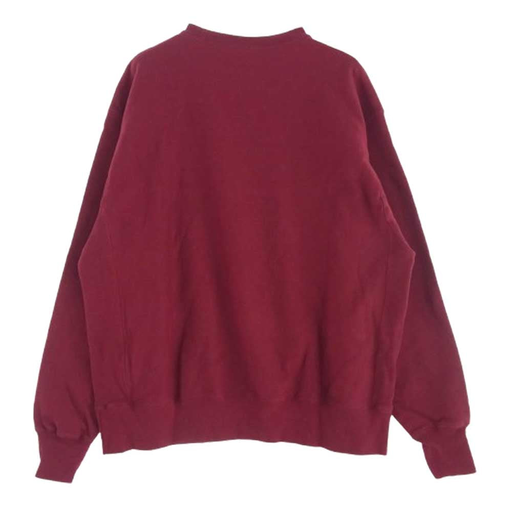 Champion チャンピオン GF70 ZVO REVERSE WEAVE リバースウィーブ ロゴ刺繍 スウェット レッド レッド系 XL【中古】