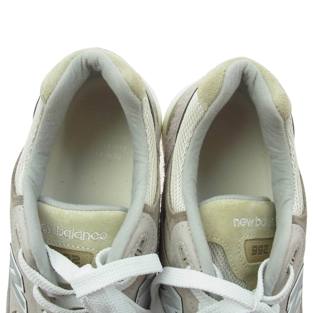 NEW BALANCE ニューバランス U992MM MADE IN USA MOONROCK ムーンロック ローカット スニーカー グレイみのあるピンク系 30cm【極上美品】【中古】