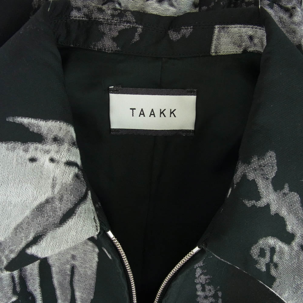 ターク 20AW TA20AW-BL002 JUNGLE JACQUARD 総柄 ジャケット ブラック系 1【中古】
