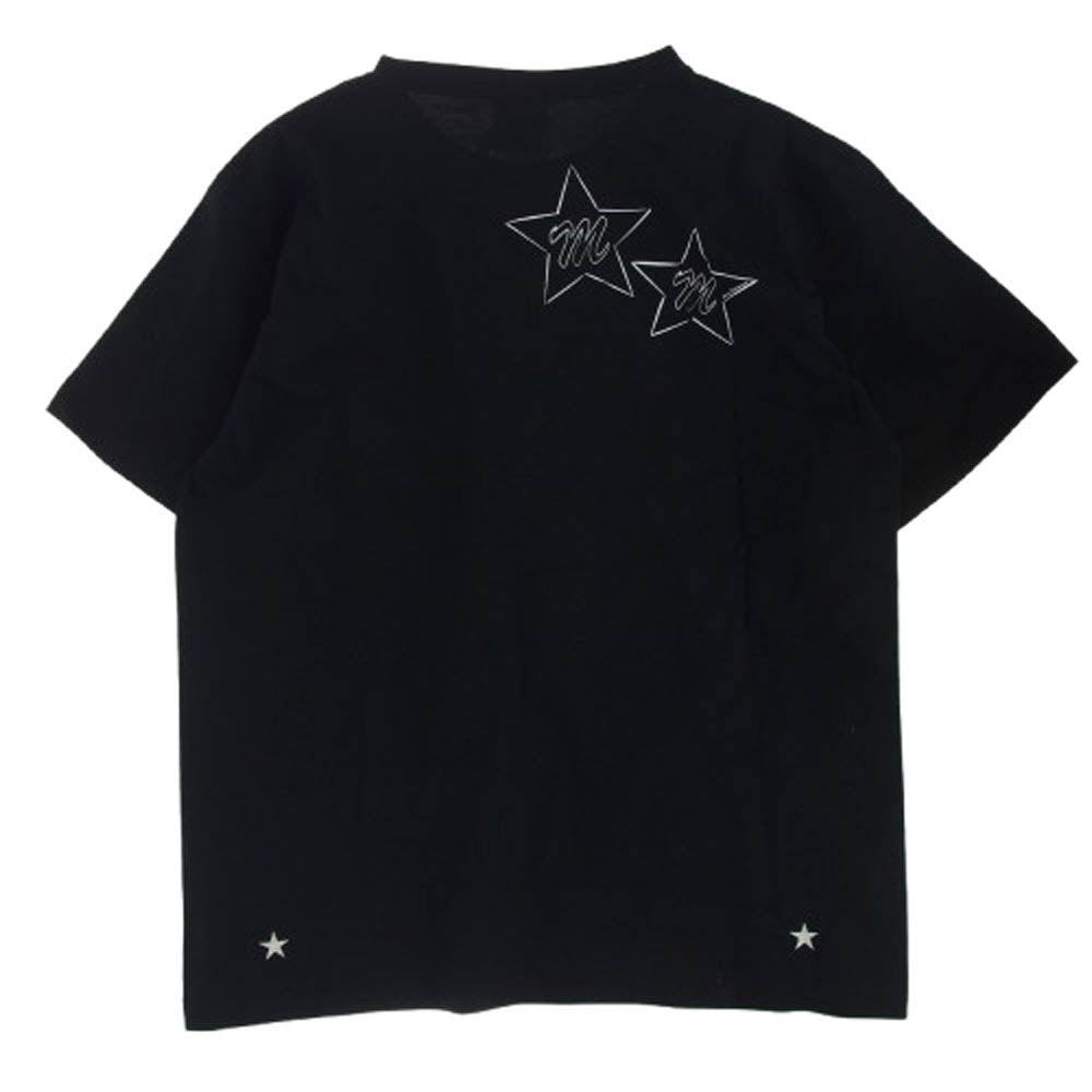エムアンドエム 19-MT-116 custom performance カスタム パフォーマンス スター ロゴ 半袖 Tシャツ ブラック系 L【新古品】【未使用】【中古】