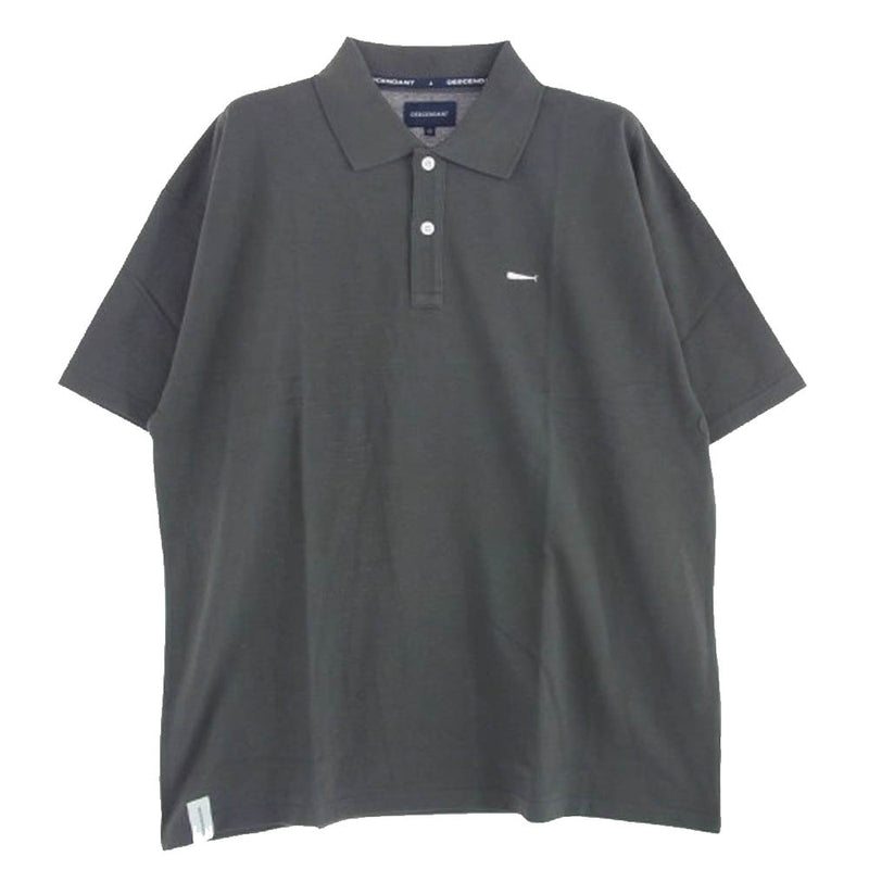 DESCENDANT ディセンダント 221ATDS-CSM17 CACHALOT POLO SS 半袖 ポロ Tシャツ グレー系 3【新古品】【未使用】【中古】