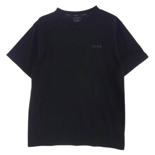 F.C.R.B. エフシーアールビー 21SS FCRB-210063 EMBLEM TEE エンブレム 半袖 Tシャツ ブラック系 XL【美品】【中古】