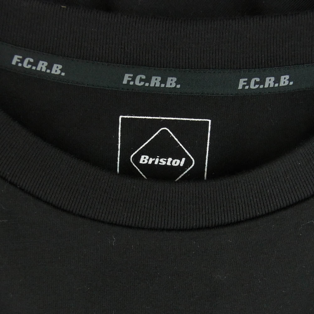 F.C.R.B. エフシーアールビー 21SS FCRB-210063 EMBLEM TEE エンブレム 半袖 Tシャツ ブラック系 XL【美品】【中古】