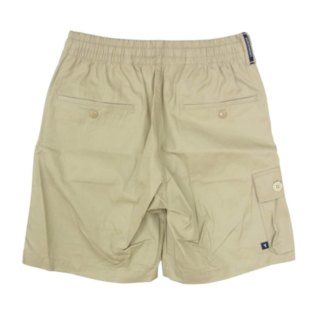 DESCENDANT ディセンダント 21SS 211BRDS-PTM06 SHORE CARGO BEACH SHORTS カーゴ ショーツ ショート パンツ ベージュ系 1【極上美品】【中古】