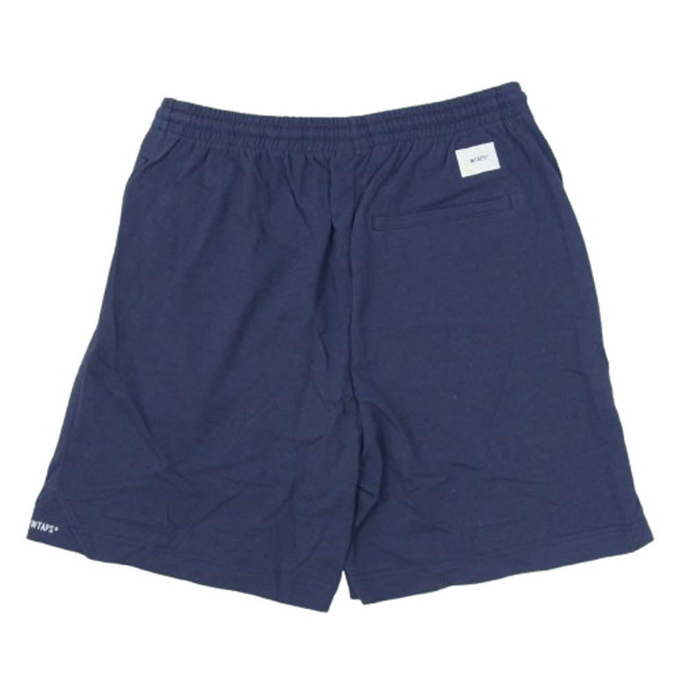 WTAPS ダブルタップス 21SS 211ATDT-CSM33 CRIBS SHORTS コットン ショート パンツ ネイビー系 X02【新古品】【未使用】【中古】